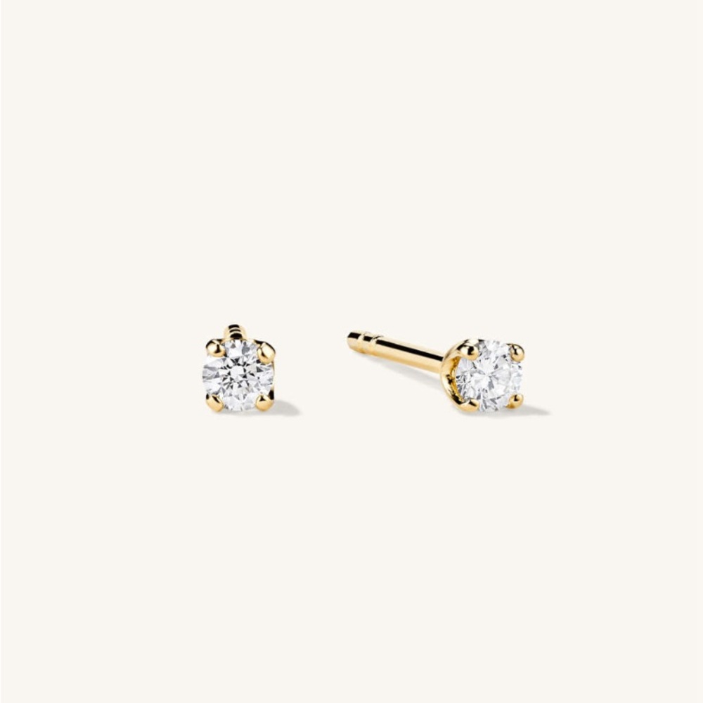 Mejuri Mini Diamond Studs